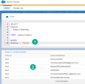 How to check subscriber status in All Subscribers