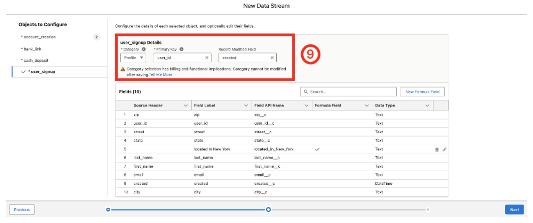 How to Create a Data Stream for Data Cloud Ingestion API