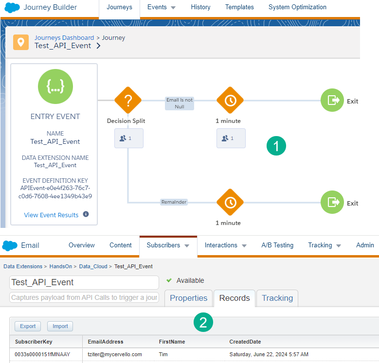 How to create an API Event Journey in Marketing Cloud