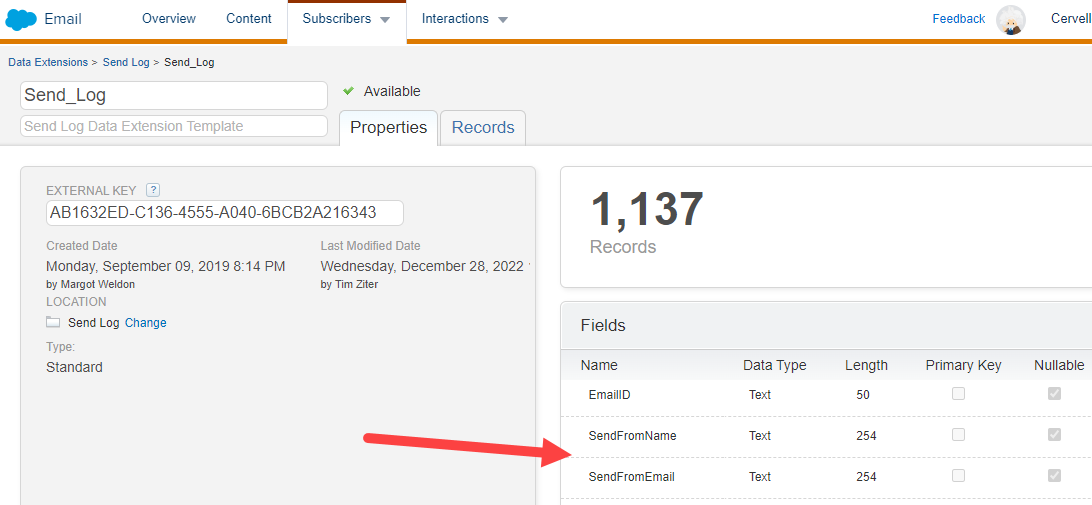 How to use the Send Log in Marketing Cloud