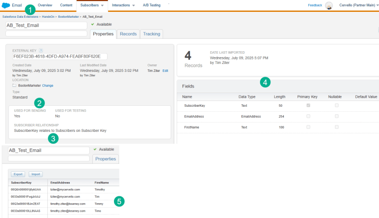 How to create A/B tests in Marketing Cloud