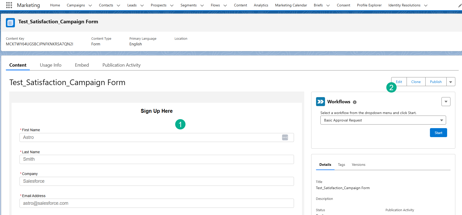 How to create a custom form in Marketing Cloud Advanced and Marketing ...